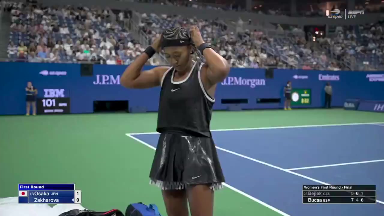 Naomi Osaka won her first match at the US Open in an Allen Iverson-inspired look Calls him a trailblazer in fashion whether the influence was intentional or not