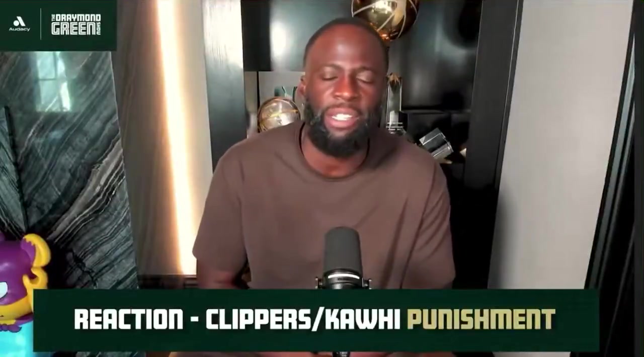 Draymond Green believes Kawhi had no knowledge of the cap circumvention Im taking Kawhis word for what it is and Im happy the team got the bulk of the penalty and not Kawhi