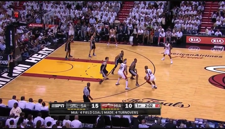 Shane Battier hit 6 threes in Game 7 of the 2013 Finals