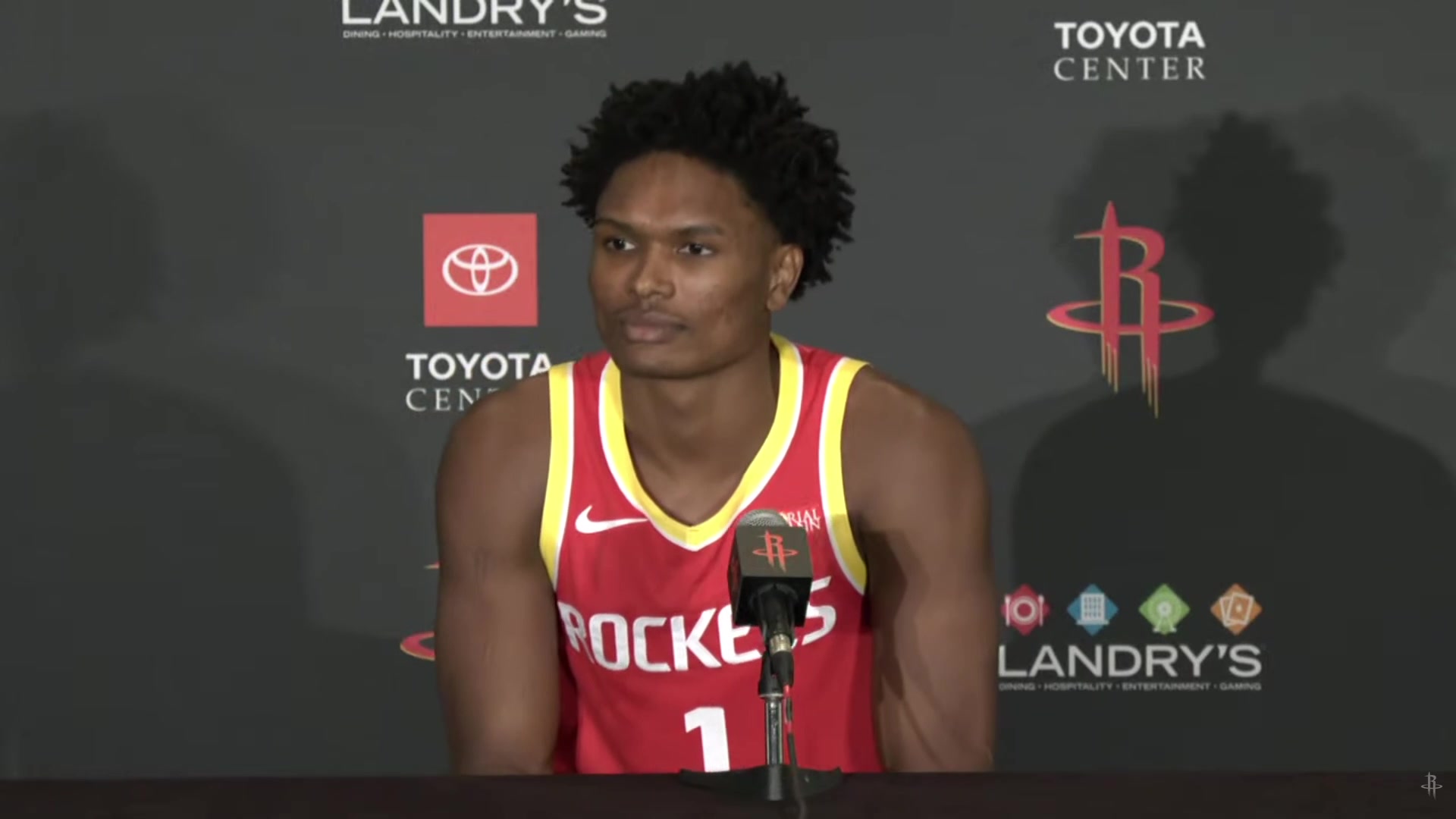 Amen Thompson reveals what the first thing he bought after signing his extension Probably some Uber Eats The fruit cup andit's a boring Don't order it