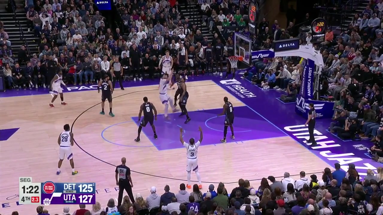 Keyonte George with the clutch steal and dunk and then hits the game-winner floater vs the Pistons with replays Cade Cunningham misses the potential game winner and having words with the referees afterward