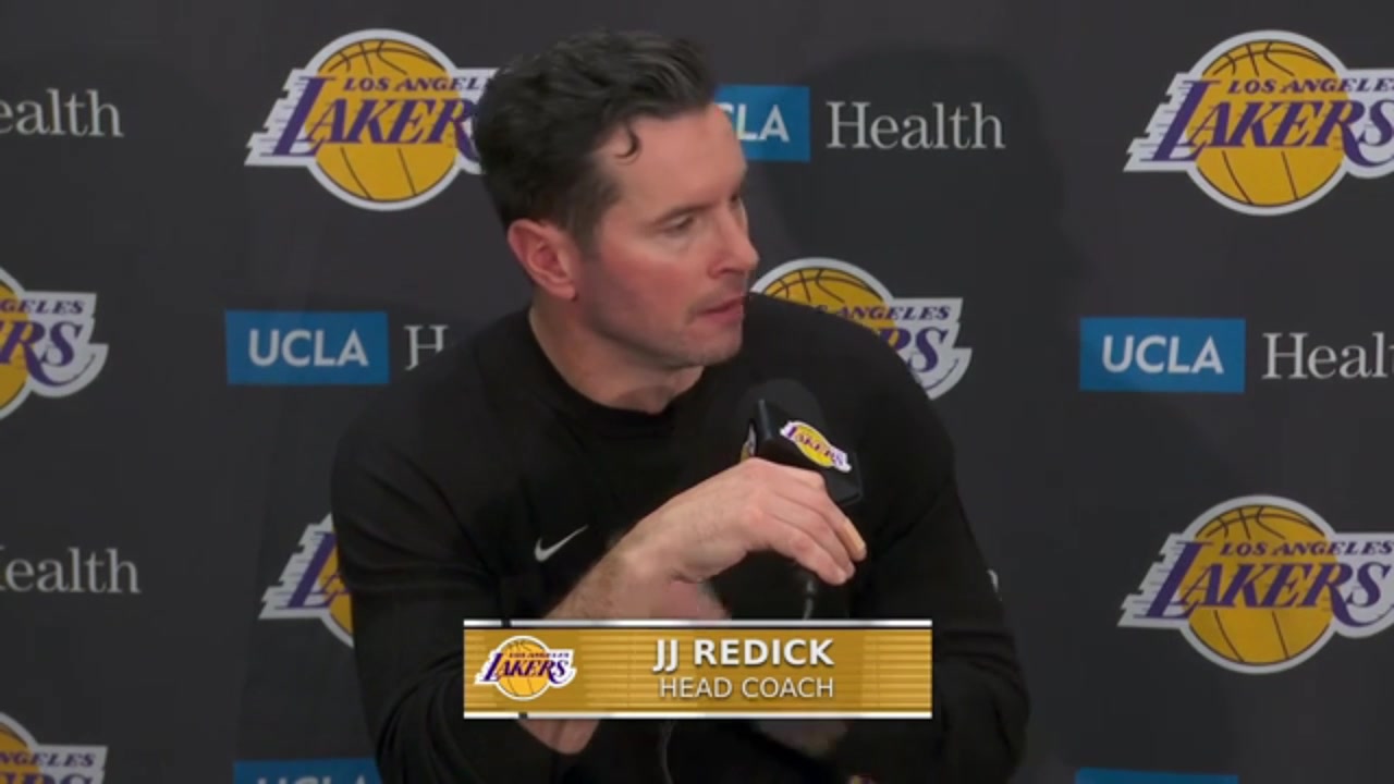 JJ Redick on the Lakers' loss to the Pistons They're a really good physical basketball teamI think there's probably a level of frustration when you're turning the ball over and you feel like you're getting fouledyou gotta play through it