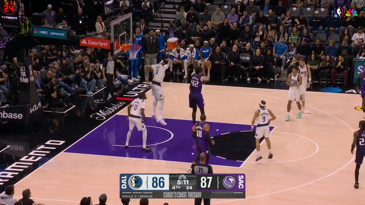 Lowlight Russell Westbrook attempts to bank in the pullup jumper but it goes way short
