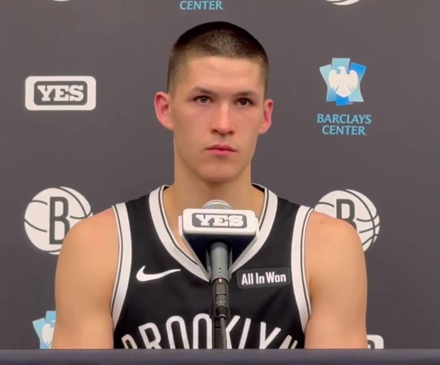 Nets rookie Egor Dmin on his clutch shot-making this season I always feel like I was comfortable in these situations growing up Its almost like if I had a rough game the end of the game would be easier for me to get my energy up Because Im like if not me who else