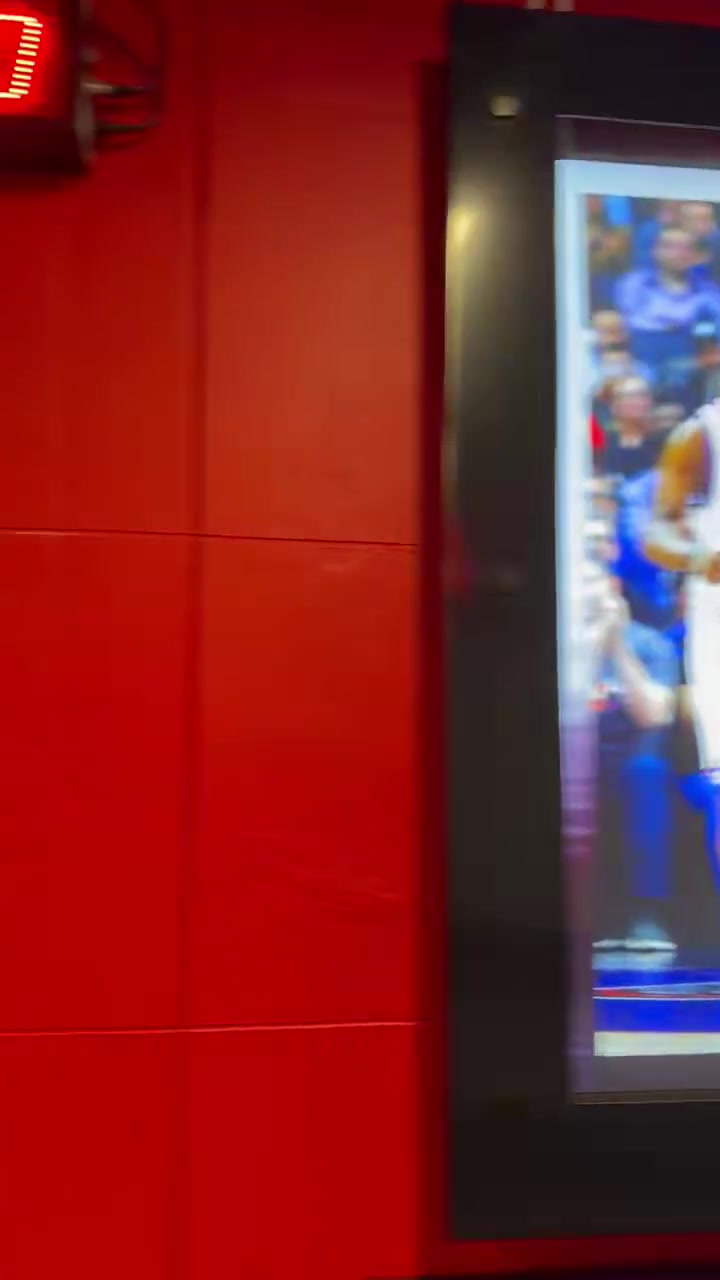 This is the hallway leading up to the visitors locker room at Scotiabank Arena These screens usually have Scotiabank logos on them Today before what could be his final game in Toronto theyre a tribute to Kyle Lowry