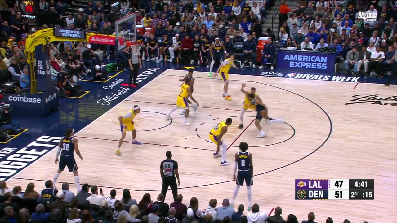 Jamal Murray attacks the rim on consecutive offensive possessions for two layups He's up to 17 points with four minutes to go in the second quarter