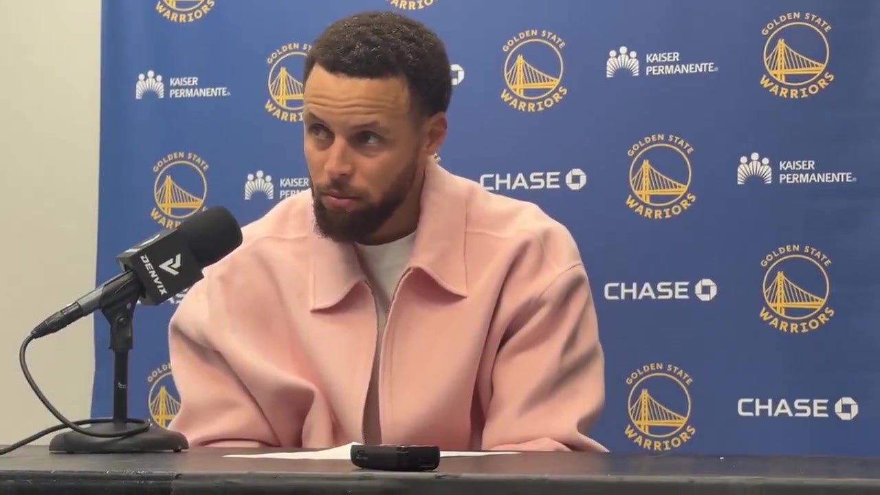 Steph Curry on the trade deadline Im not talking about that right nowI dont need to give any existential thoughts right now On what Kuminga can still give them Exactly what he did