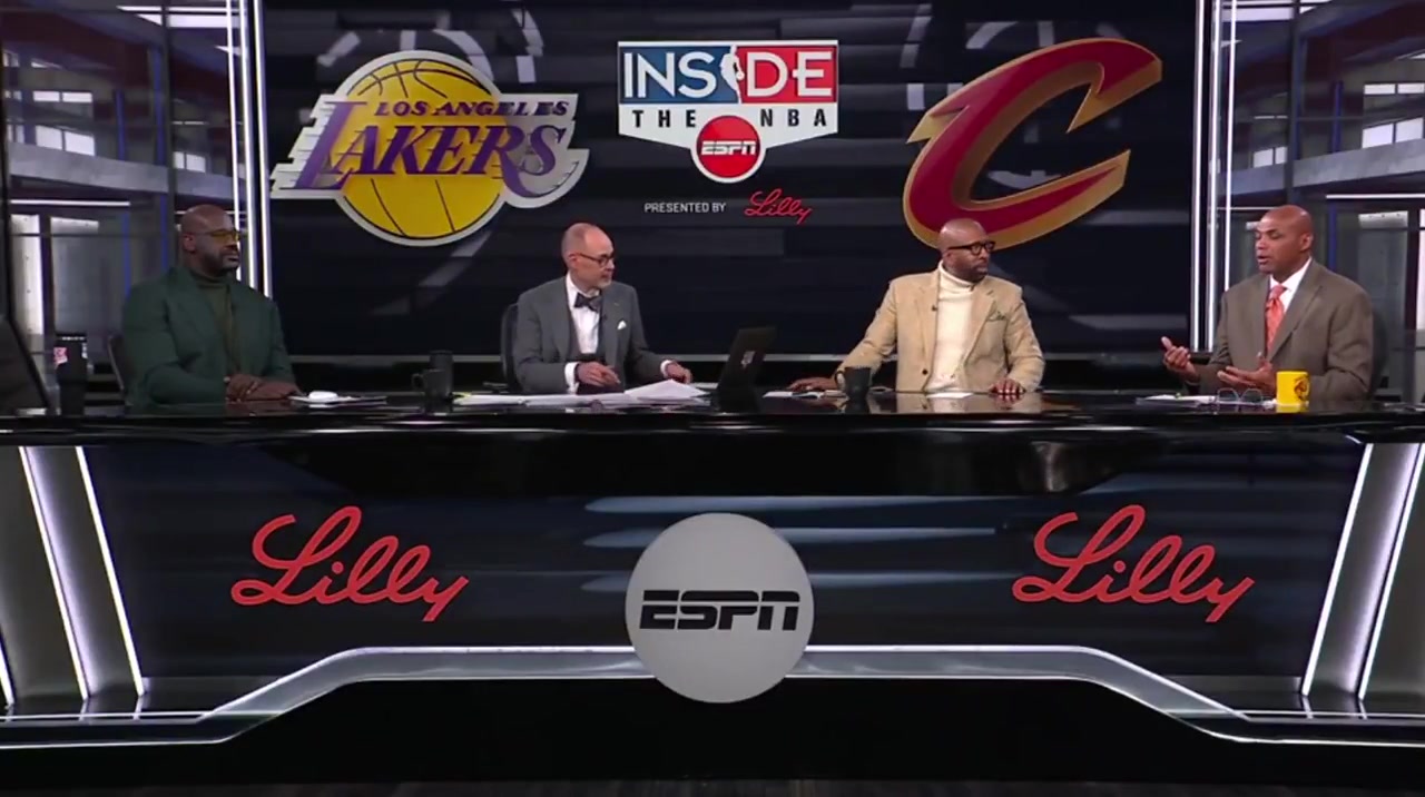Charles Barkley LeBron I'm speaking for the whole ESPN family If you get screwed and don't get in the hall of fame on the first vote you can come to ESPN and work with us I will hire you personally