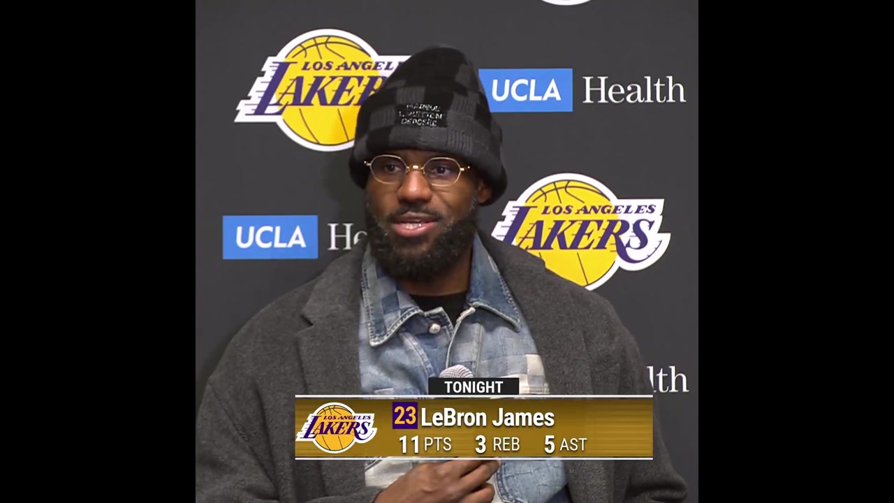 LeBron JamesI'm in a battle with Father Time and I'm kind of taking it personal