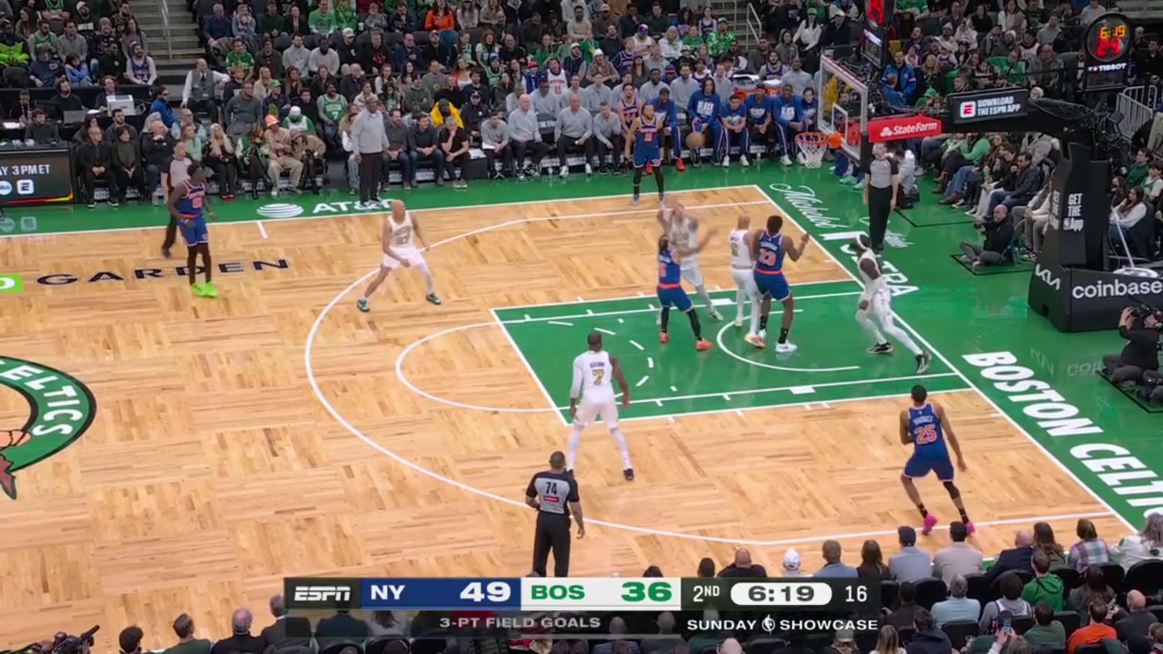 Baylor Scheierman grabs the defensive board and gets it to Jaylen Brown for the fast-break reverse Next trip Scheierman pushes the pace draws three defenders and kicks to Derrick White for the corner three giving him 5 straight assists with 0 turnovers