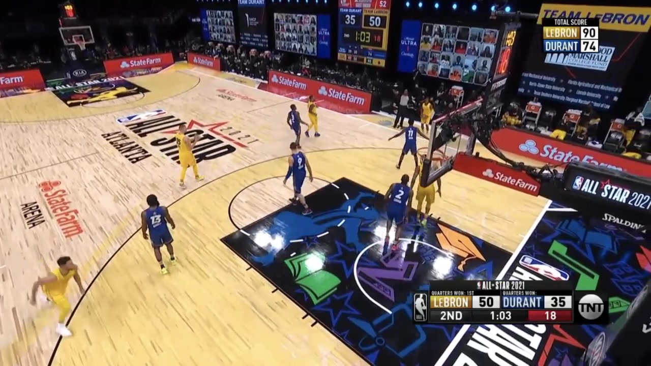 2021 ASG Paul to Curry and then Curry to Paul