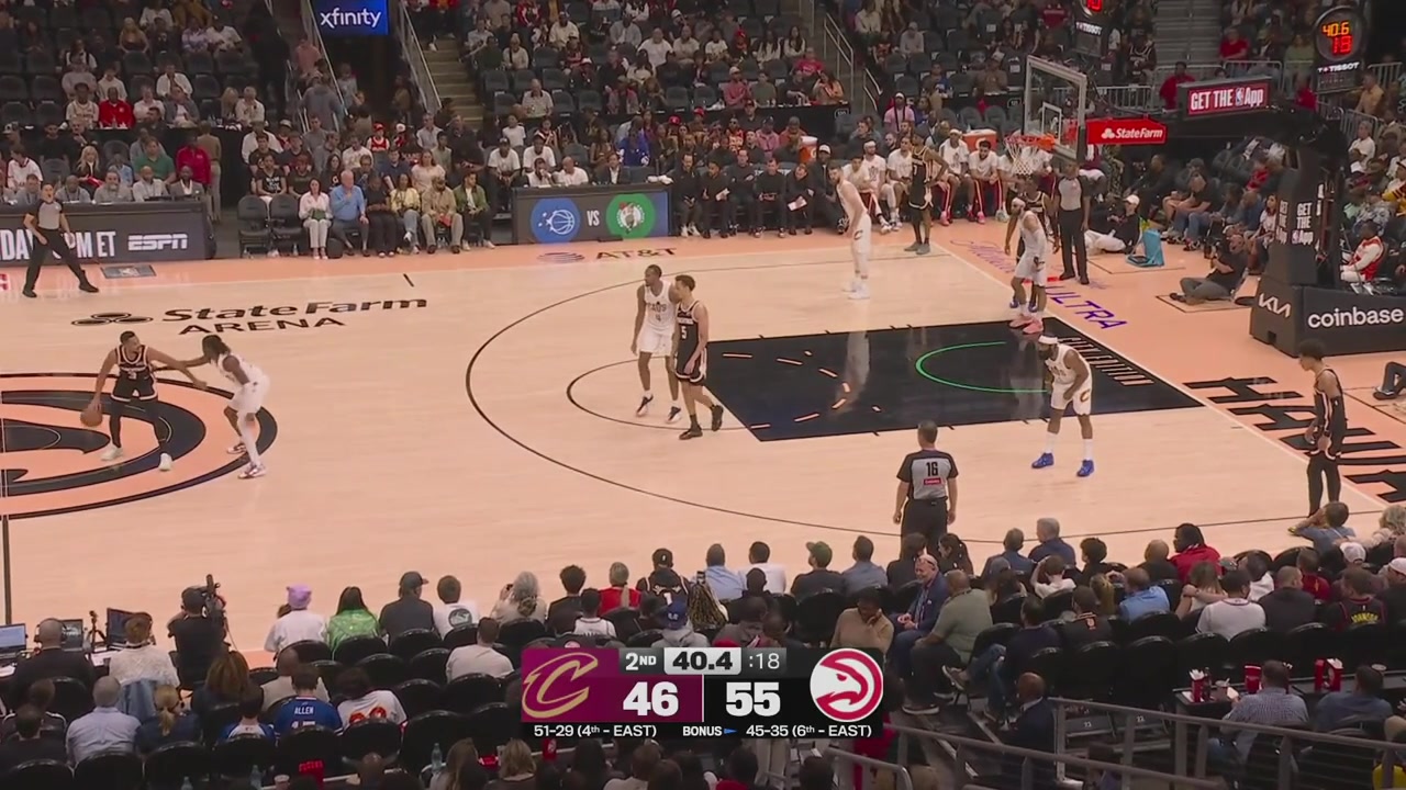 CJ McCollum hits back to back 3s to end the 1st half giving him 25 points with a replay4th triple of the 2nd quarter 6th three of the 1st halfJames Harden hits a layup at the other end