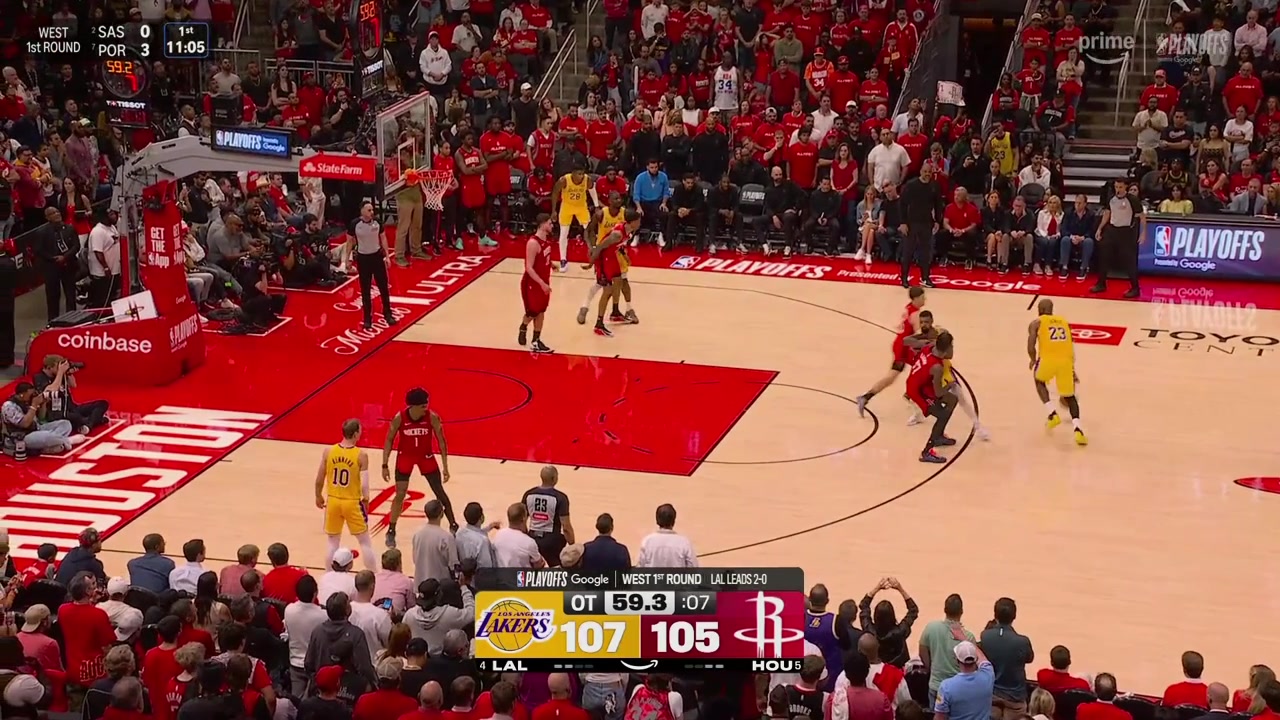Watch Marcus Smart beats Jabari Smith Jr and Tari Eason to the crucial rebound