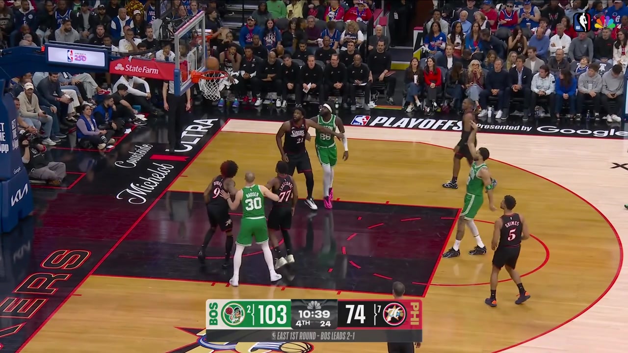 A WE WANT BOSTON chant just broke out in Philadelphia