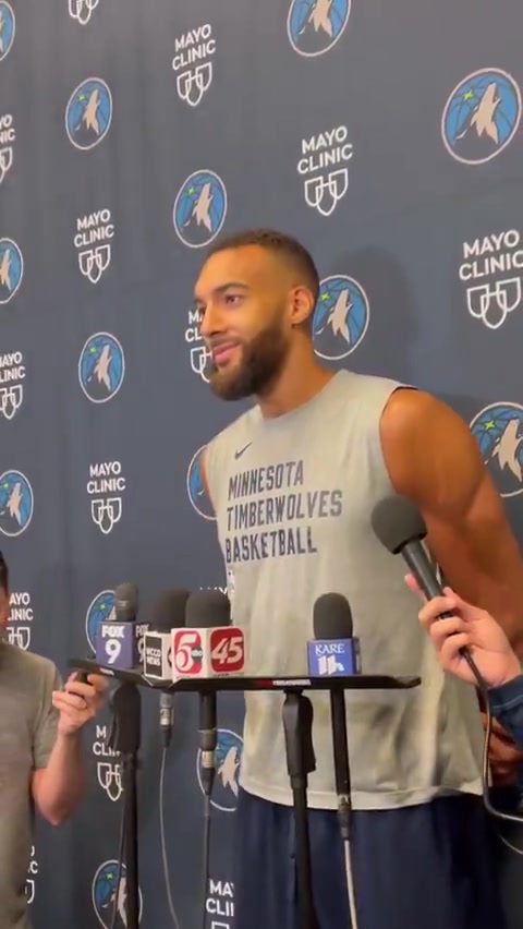 Rudy Gobert on Jaden McDaniels as a trash talker Jaden is a quiet shit talker it took me a couple years to realize it He will score a basket and you cant read his lips but he'll say 'Bitch' and I'm like who said that Jaden will almost whisper