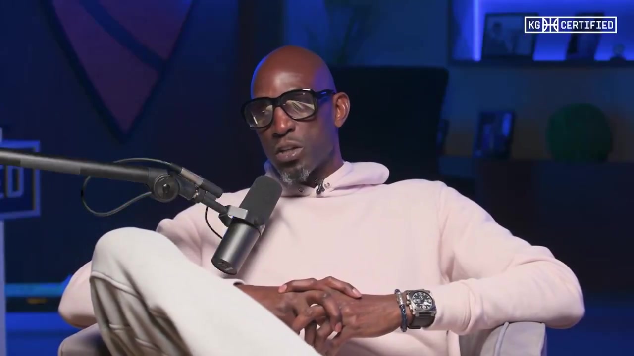 Kevin Garnett's Shai impression