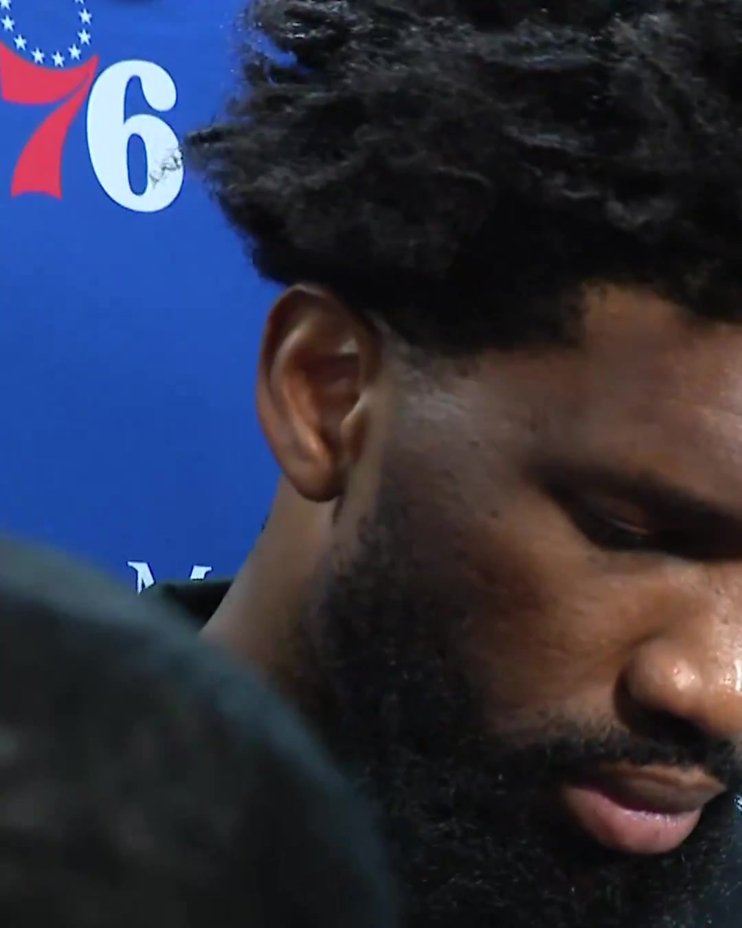 SNY Joel Embiid cuts off a question about the Sixers drawing fouls in the first half working in their favor It did I don't know you've got to ask Jalen Brunson that I don't think I got to the free throw line as much as I wanted