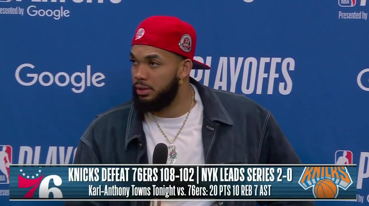 KAT postgame - Maxey walked up to me and I was like I went to Kentucky longer than you so I have a little more experience with the geometry and all that getting the ball off Shoutout to Cal and the amazing teachers we had at Kentucky
