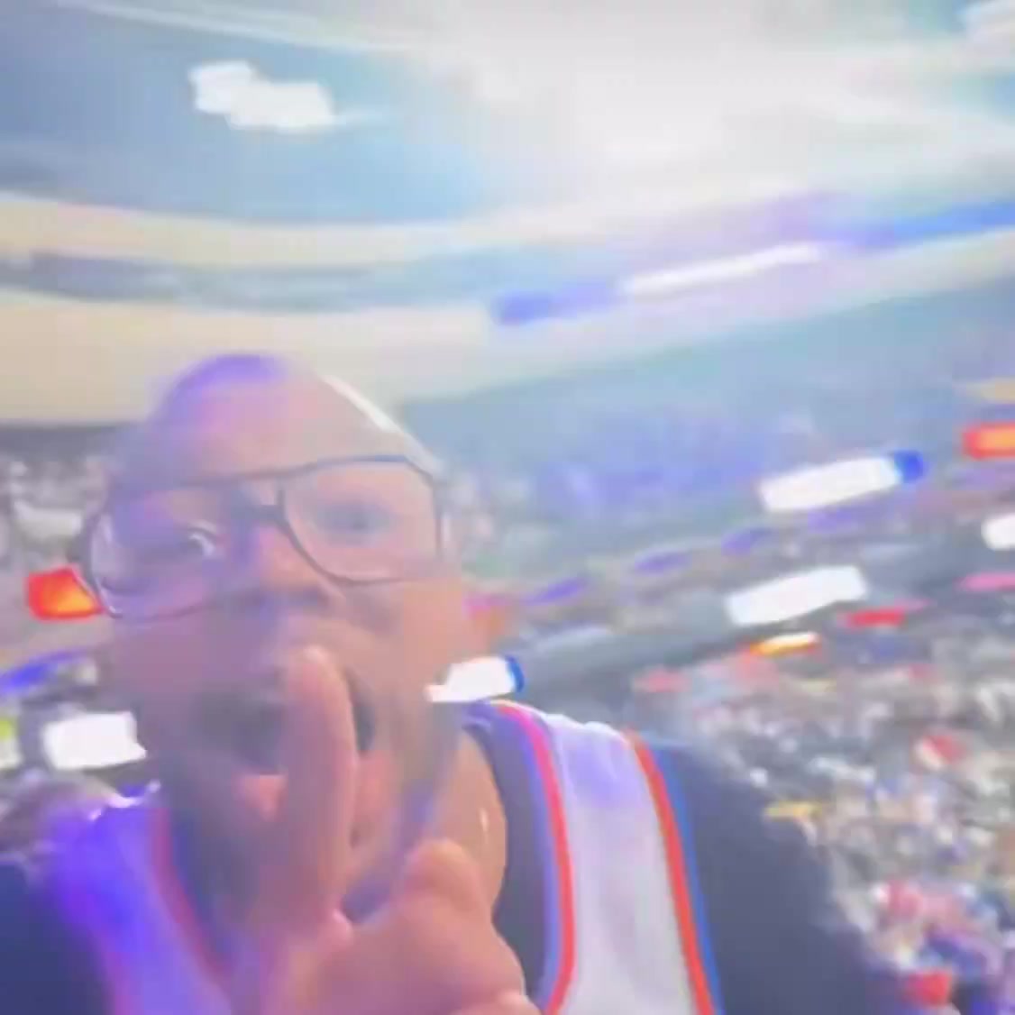 Sixers fans taking the walk of shame out of Game 3 as Knicks fans take over the building and New York as a decisive 3-0 lead This is fucking horrible