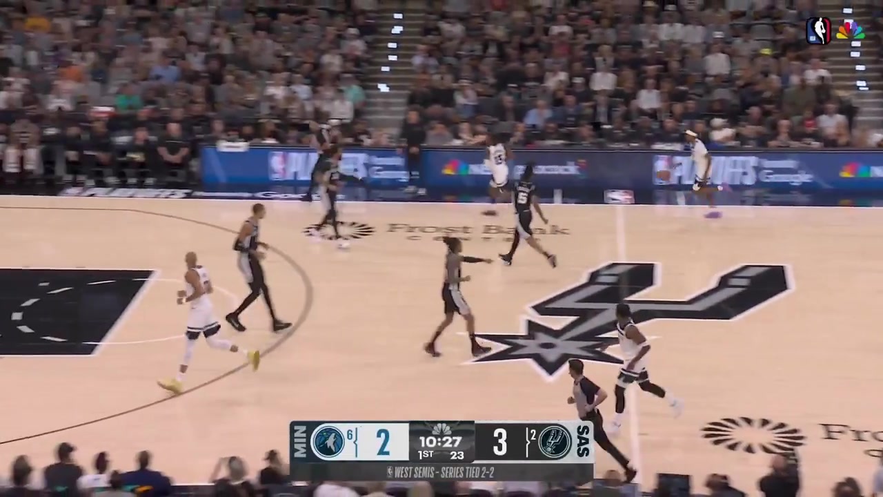 Anthony Edwards full highlights vs San Antonio Spurs last night 97-126 L - Game 5 - Western Semifinals - 2026 NBA Playoffs20 Points on 613 FG 462 13 from 3 77 FT 2 Rebounds 2 Assists 4 TOV and a - of -9 in 3914 minutes played