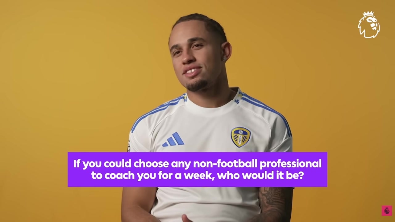Premier League players answer the question If you could choose any non-football professional to coach you for a week who would it be
