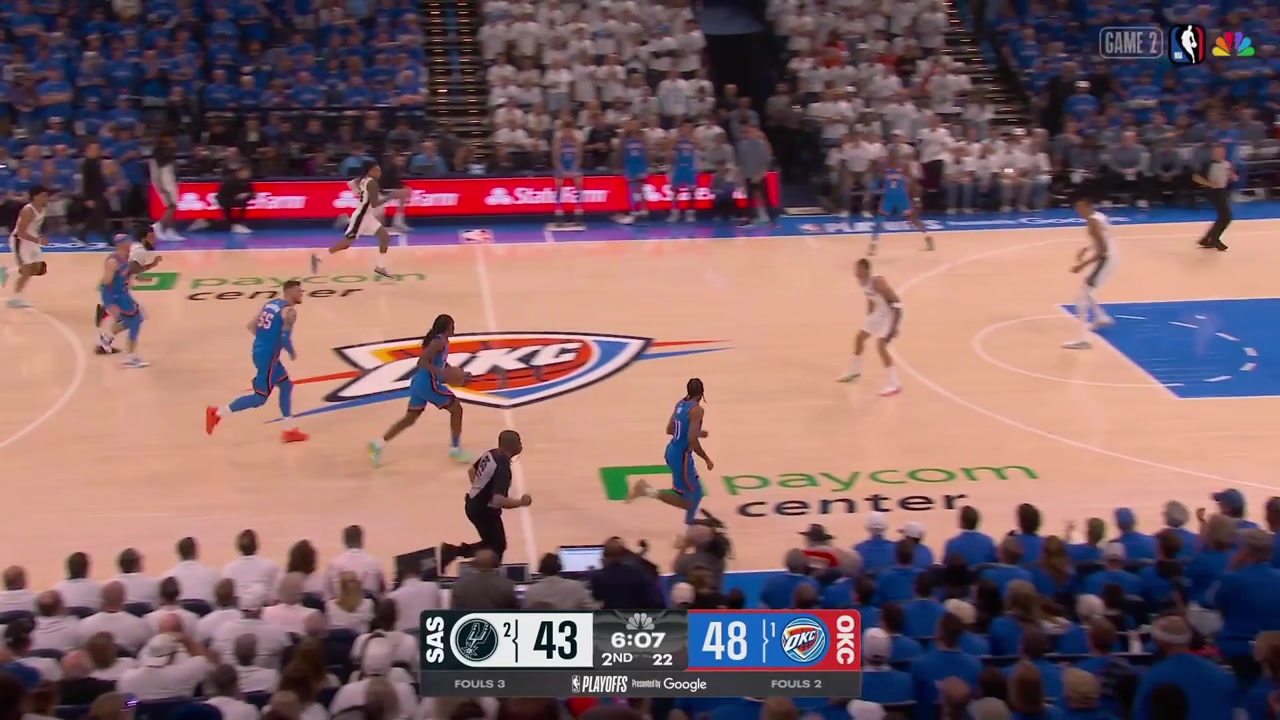 Isaiah Joe amp Isaiah Hartenstein are too scared of Wembanyama's presence in the paint and they turn the ball over