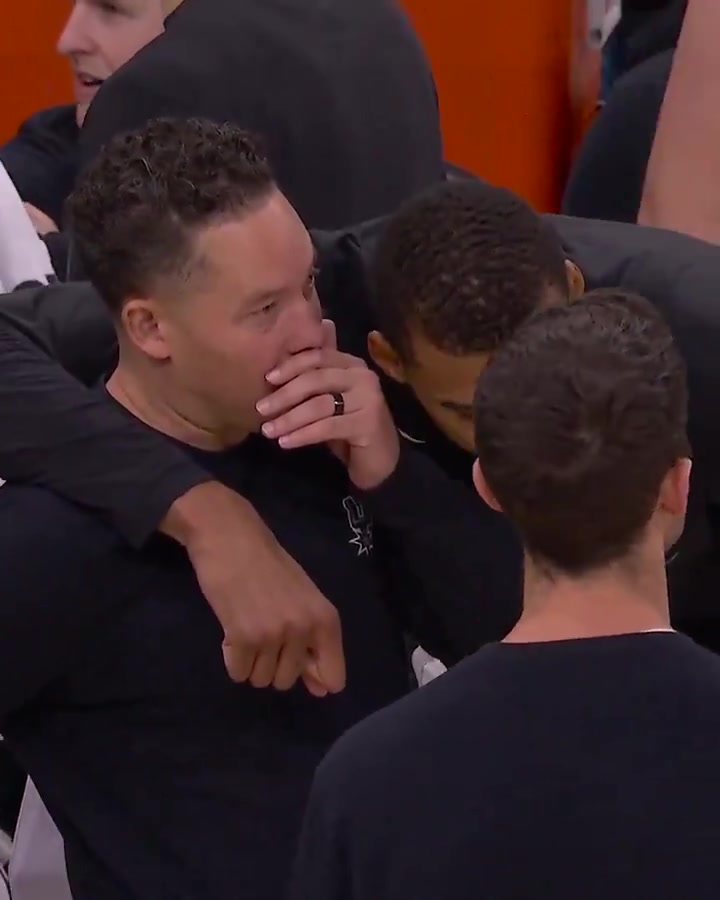 Two generations of Spurs stars and their coaches