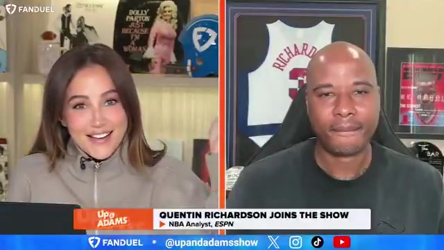 Up and Adams Quentin Richardson on people calculating SGA's Fall It's ridiculous Y'all clearly haven't been watching basketball for the last 50 years