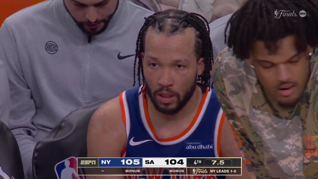 The final moments of Game 2 - San Antonio Spurs vs New York KnicksVictor Wembanyama misses the potential game winner Karl-Anthony Towns thanks the heavens and a postgame interview with KAT on the court where he explains it was for his mom RIP as he felt she was with him tonight