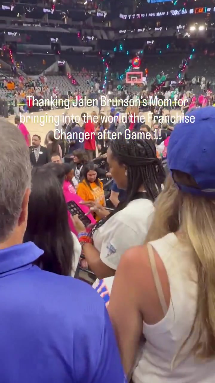A Knicks fan thanked Jalen Brunsons mom for giving birth to Jalen Brunson