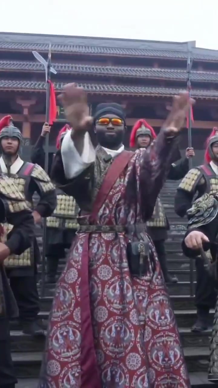 Celtics star Jaylen Brown visits the set of Chinese period dramas series 'Empress Reborn' as part of his China tour