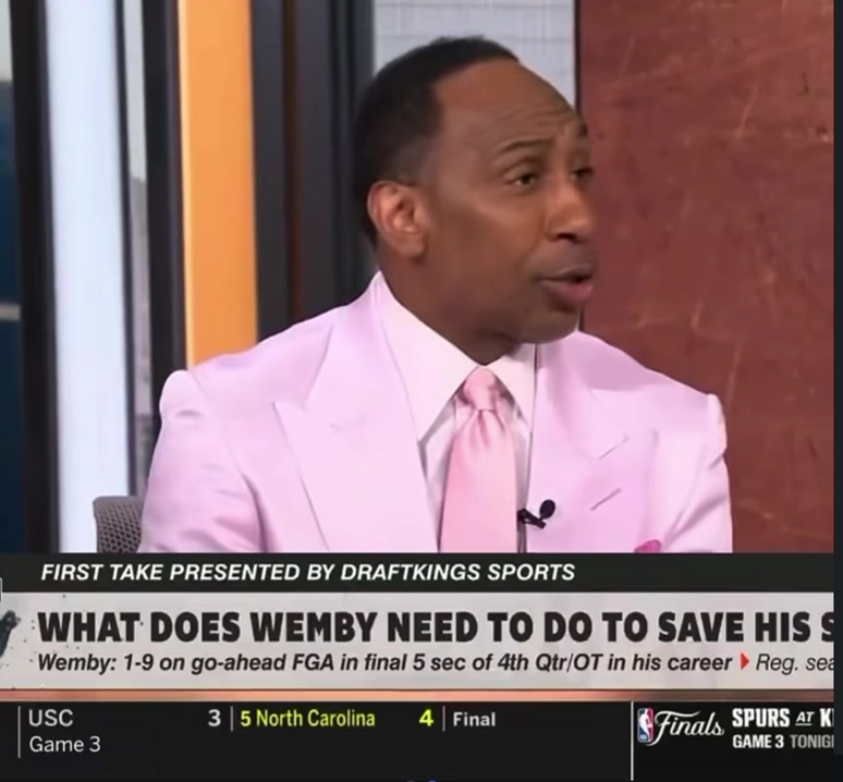 Stephen A Smith says he does NOT want a championship ring from the Knicks if they win a title