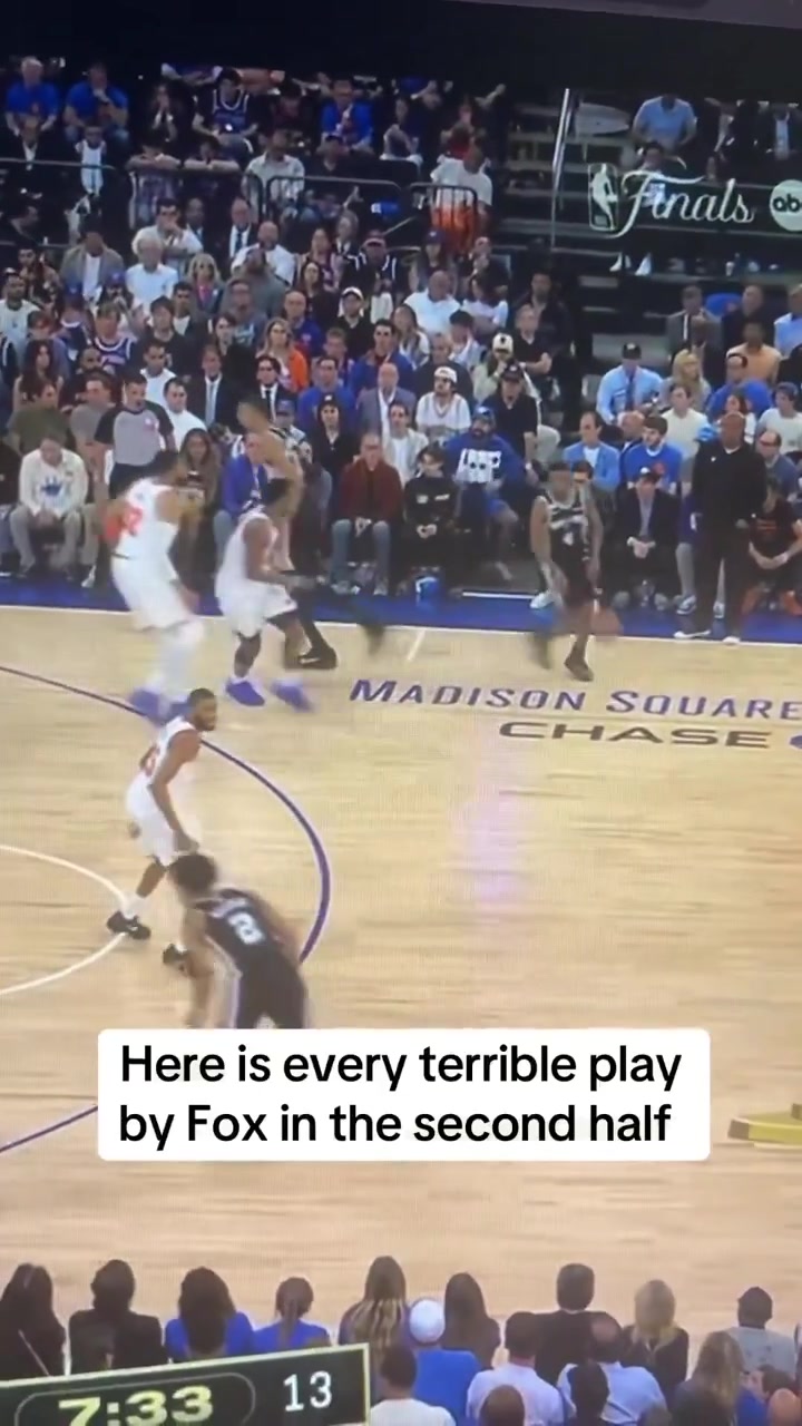 Here is every terrible play from DeAron Fox in the second half