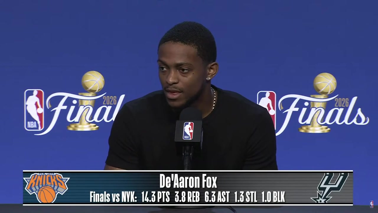 De'Aaron Fox was asked about the potential of a lot of Knicks fans in Game 5 People are making money It's the economy that we live in It's the world that we live in Am I upset about it No Do I understand it Sure I don't think that really changes kind of what happens on the court