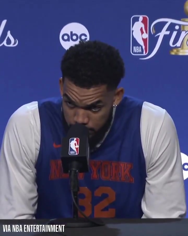 Karl-Anthony Towns was asked where he thinks OG Anunoby's tip-in will rank among the best New York sports moments of all-time The right hand of God Can't spell God without OG