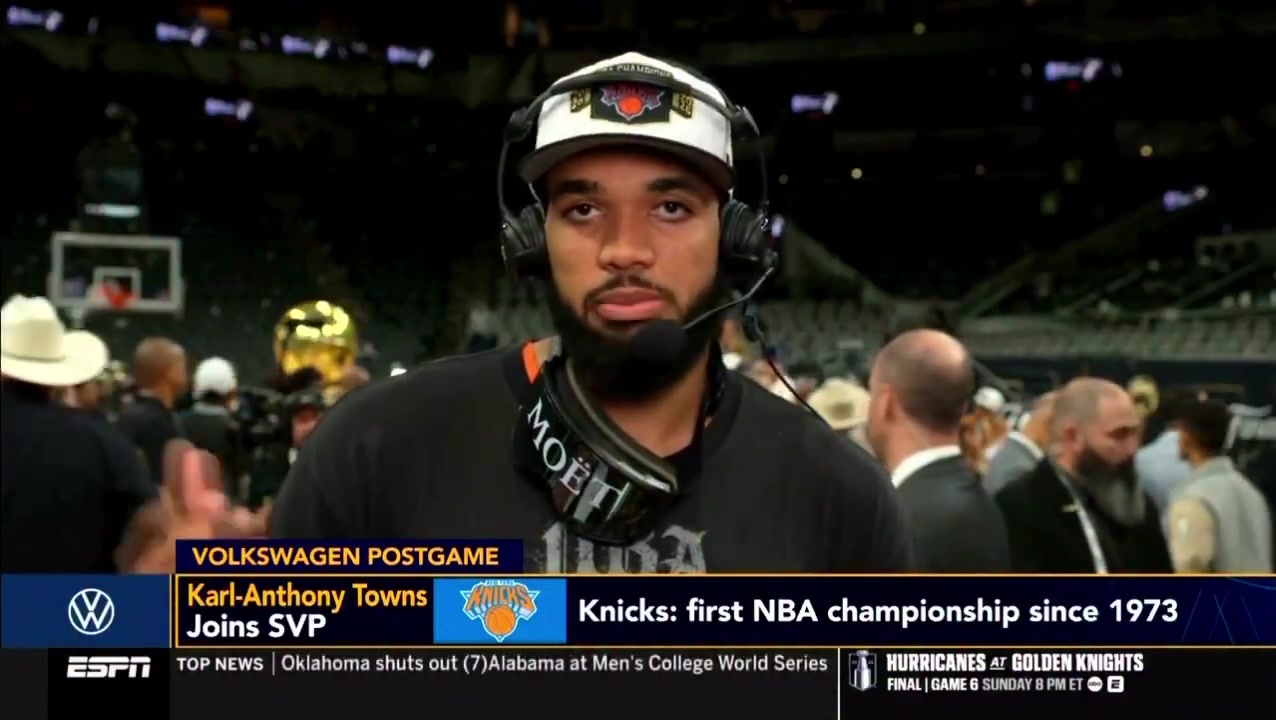 Karl-Anthony Towns Shoutout to my brother Anthony Edwards