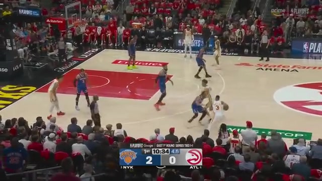CJ McCollum scores 23 points and the game winner to give the Hawks a 2-1 lead over the Knicks