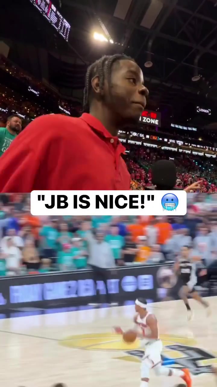 Chicago Bulls forward Caleb Wilson's live reaction to Jalen Brunson game 1