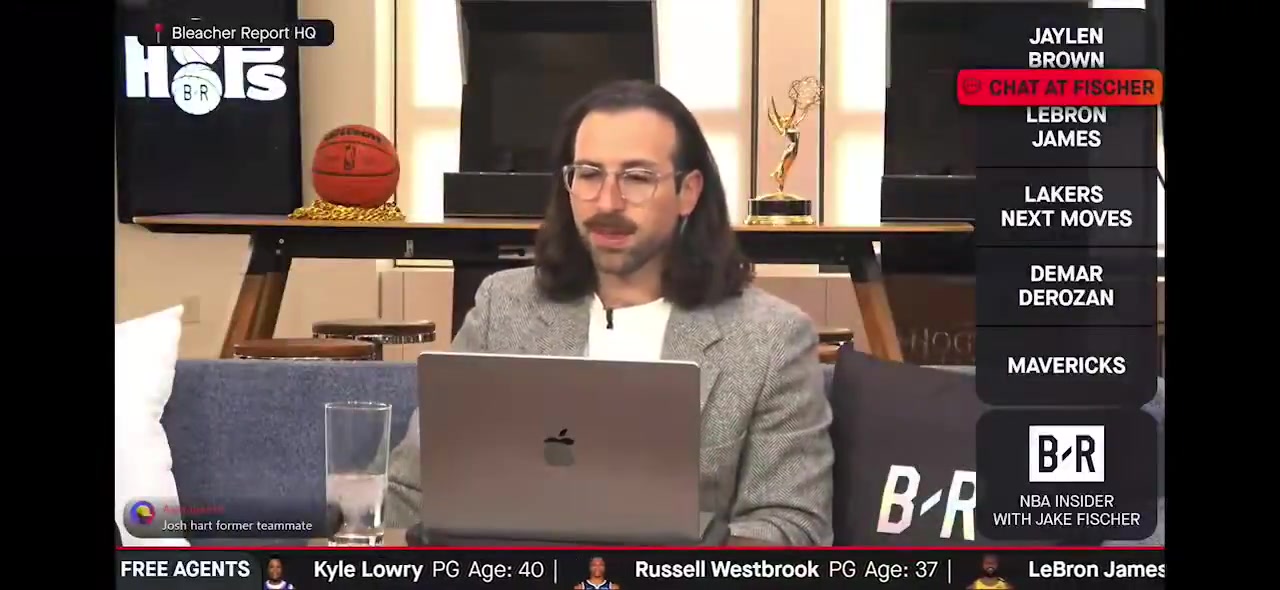 Fischer The Knicks have shown some interest in LeBron James That is the word we just got back right now