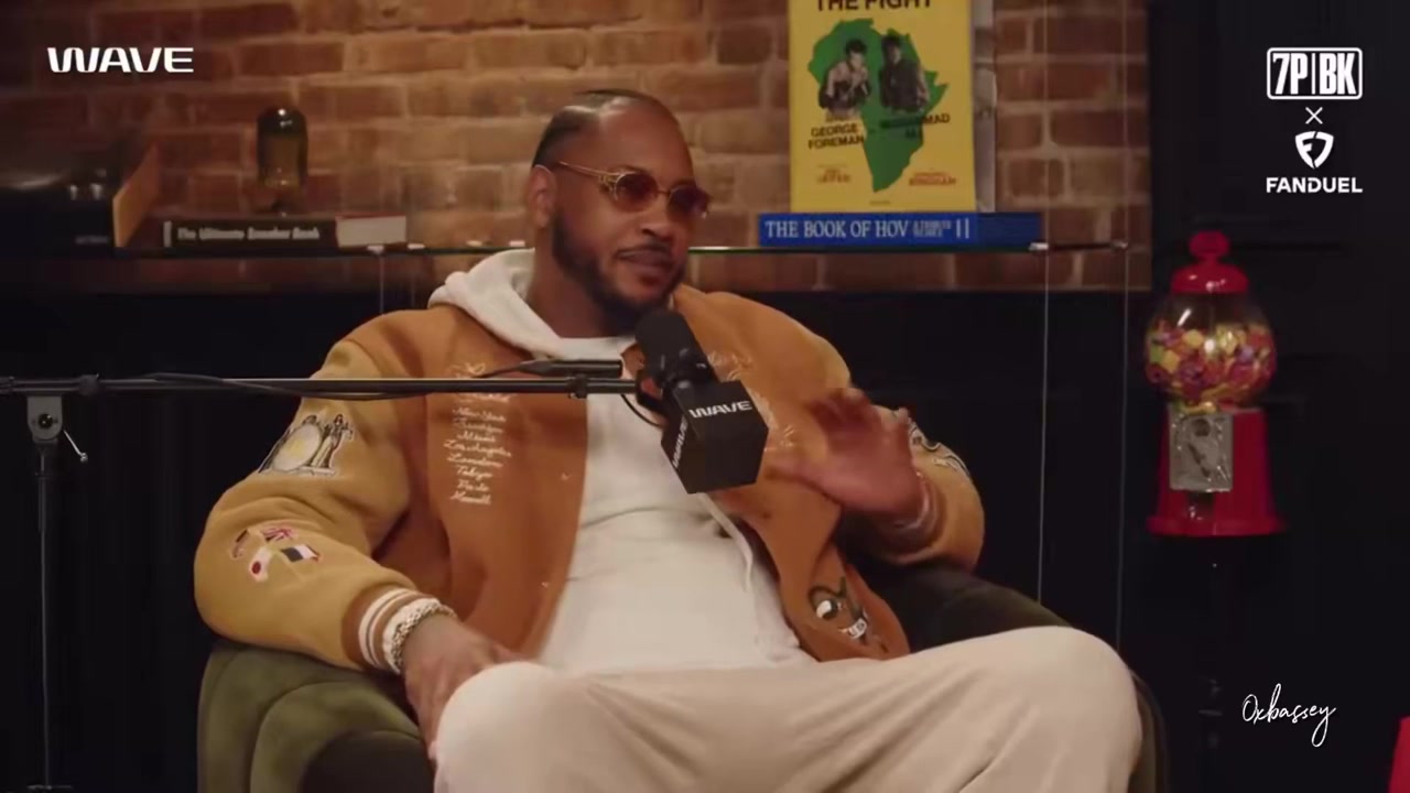 7PM In Brooklyn Carmelo explains why 100 million dollars isnt necessarily generational wealth says athletes can easily go broke because taxes and fees add up
