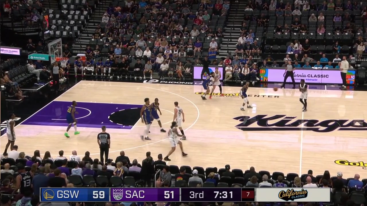Emanuel Sharp hits the 3-pointer from way downtown to give him 10 points