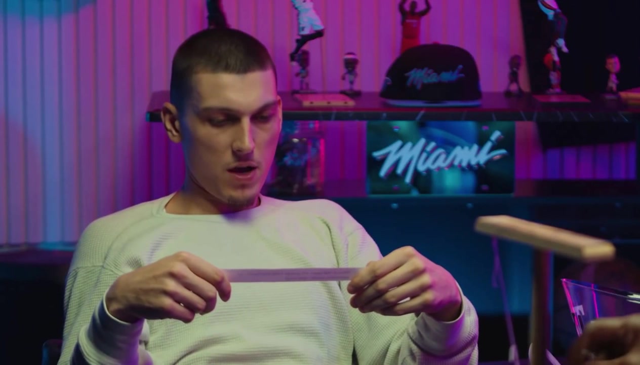 Tyler Herro asking Bam Adebayo what teammate will always have his back in a fight