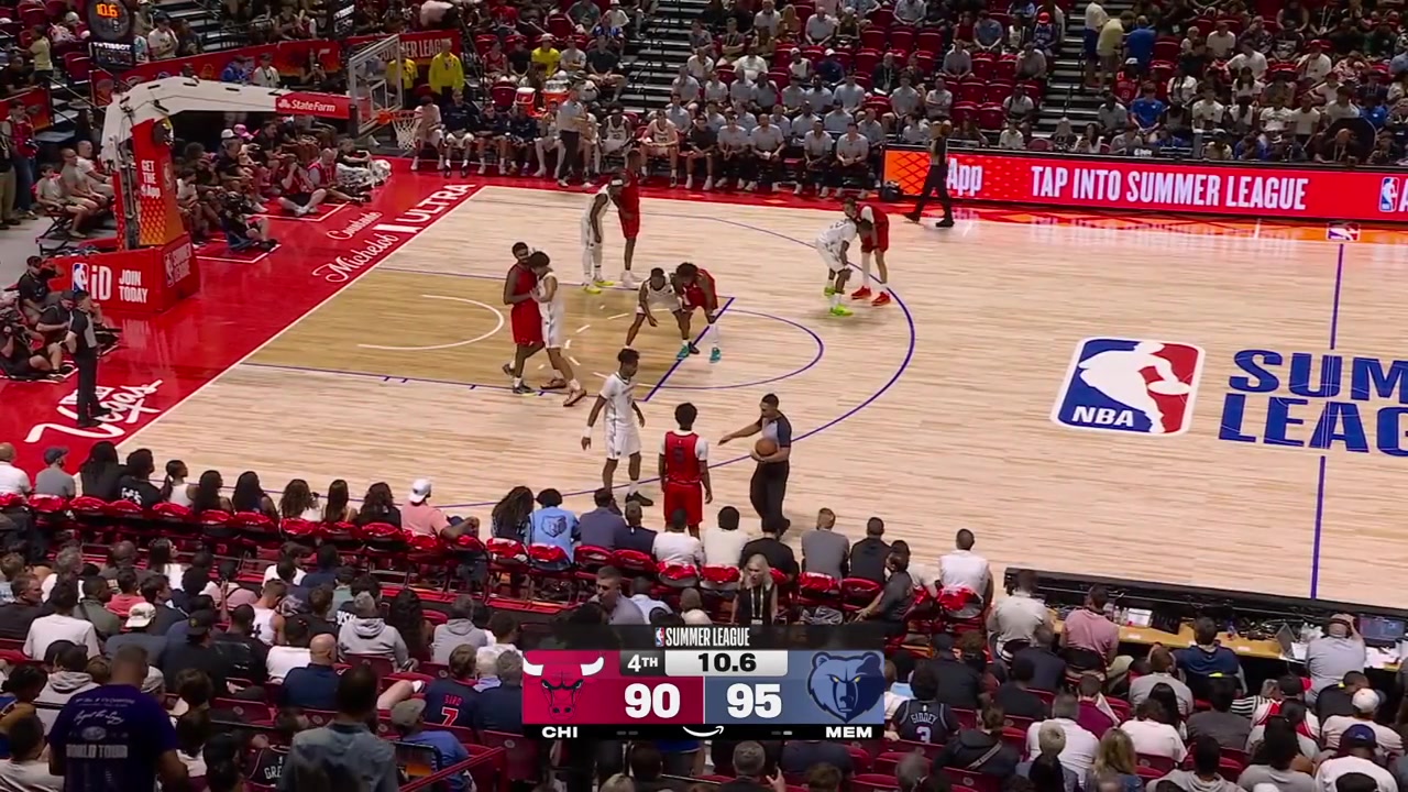 Caleb Wilson drains the clutch 3 in Jahmai Mashack's face to cut the Grizzlies' lead to 2 Cameron Boozer makes both clutch free throws and Wilson hits the deep 3-pointer buzzer-beater to cut the lead to 1 ending the game with replaysNew career for Summer League debut - 35 points