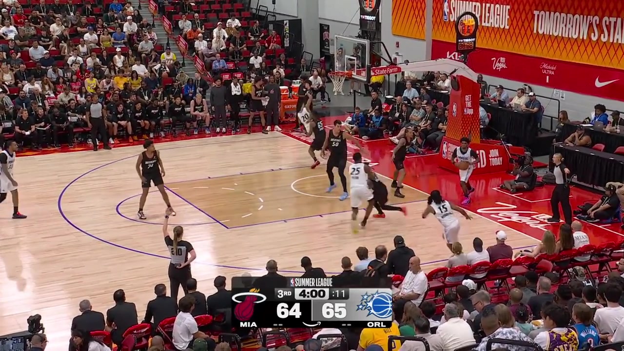 TyTy Washington Jr with the 3-pointer the layup and Jahmir Young with the jumper at the other end to give him 23 points