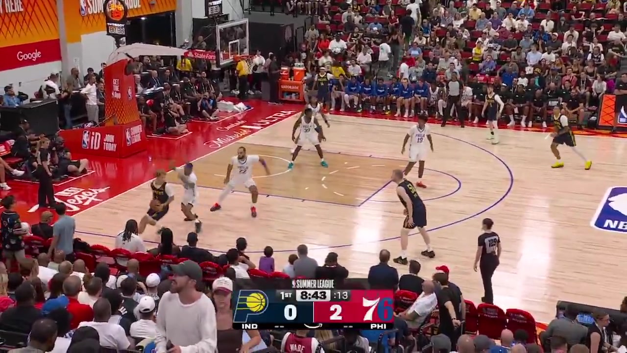 Labaron Philon full highlights vs Indiana Pacers last night 100-93 W in OT - Las Vegas Summer League24 Points on 922 FG 409 25 from 3 400 24 FT 3 Rebounds 6 Assists 2 TOV 1 Steal 3 PF and a - of 14 in 3428 minutes played