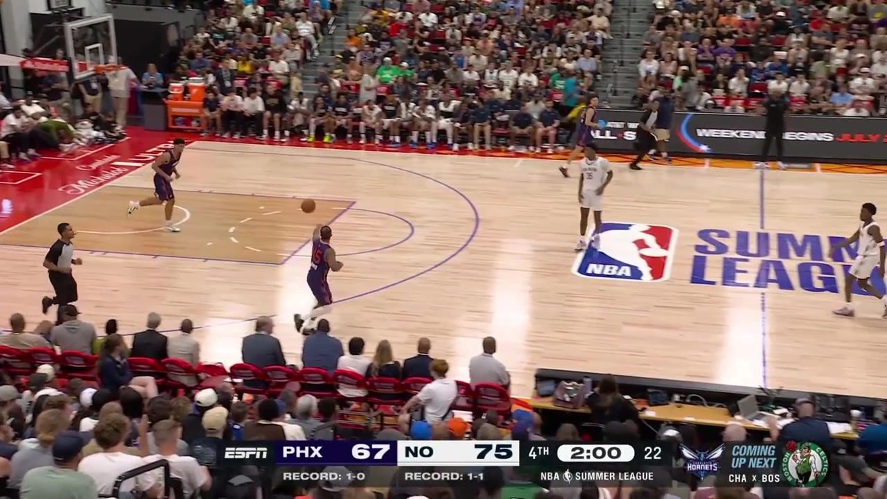 Koa Peat with the pullup jumper and Khaman Maluach with the zero hesitation clutch 3-pointer to cut the Pelicans' lead to just 3 with replays