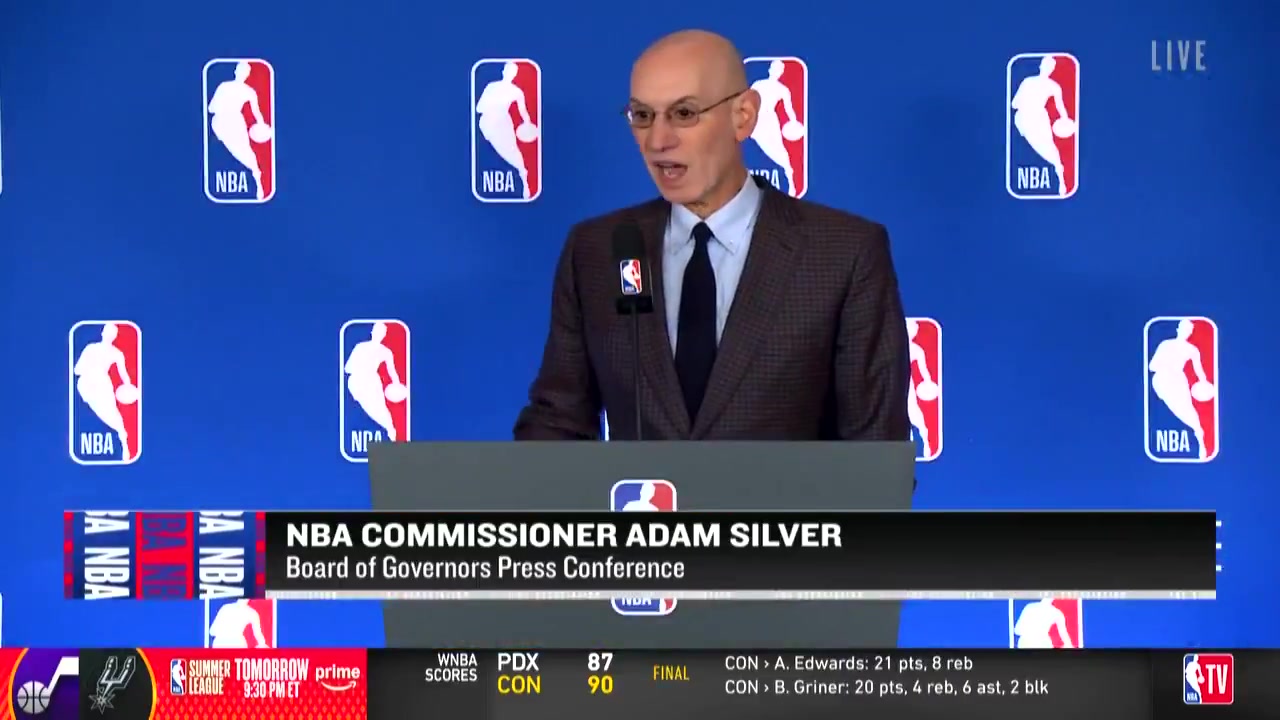 Adam Silver on the NBA Second Apron's Consequences for Teams It's certainly not an unintended consequence the purpose of the system is ultimately to create competition throughout the league And from that standpoint I think the system's working incredibly well