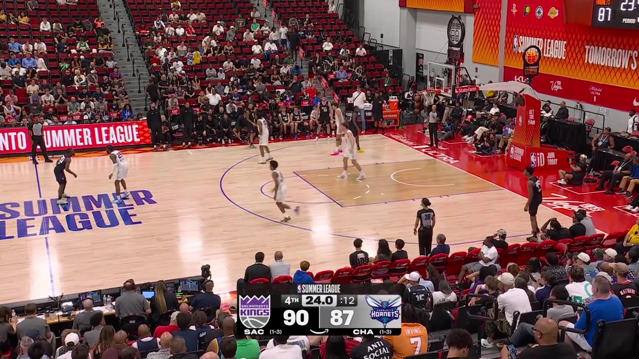 Emanuel Sharp finds Marquel Sutton who scores the clutch lefty hook shot to put the Kings up 5 with 182 seconds remaining in regulation
