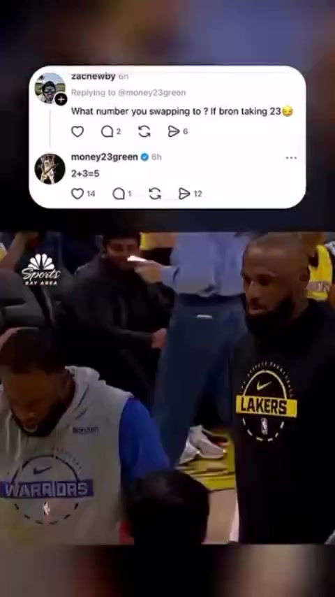 Draymond Green Says He Will Wear No 5 if LeBron Joins The Warriors and Takes His Number - His Reasoning is Because 235 and Draymond Wears Number 23