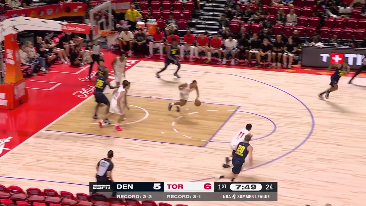 Jahmi'us Ramsey full highlights vs Toronto Raptors last night 96-89 W - Las Vegas Summer League consolation game20 Points on 99 FG 22 from 3 01 FT 8 Rebounds 1 Off Reb 1 Assist 1 TOV 2 Steals no fouls and a - of 6 in 2209 minutes played
